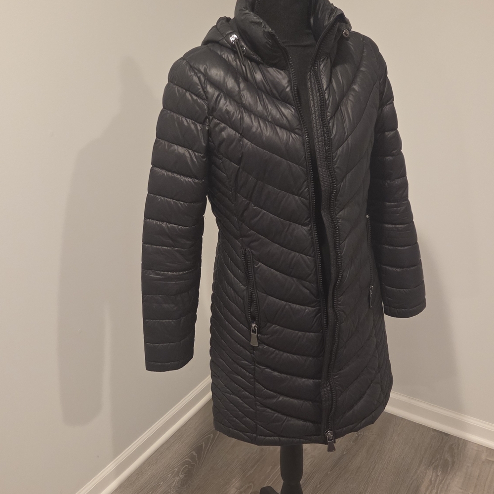Calvin Klein Black Puffer Coat